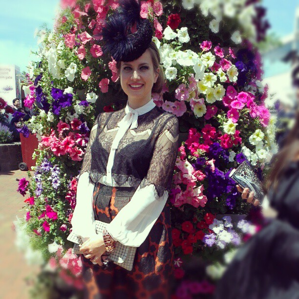 Lady Melbourne at the races