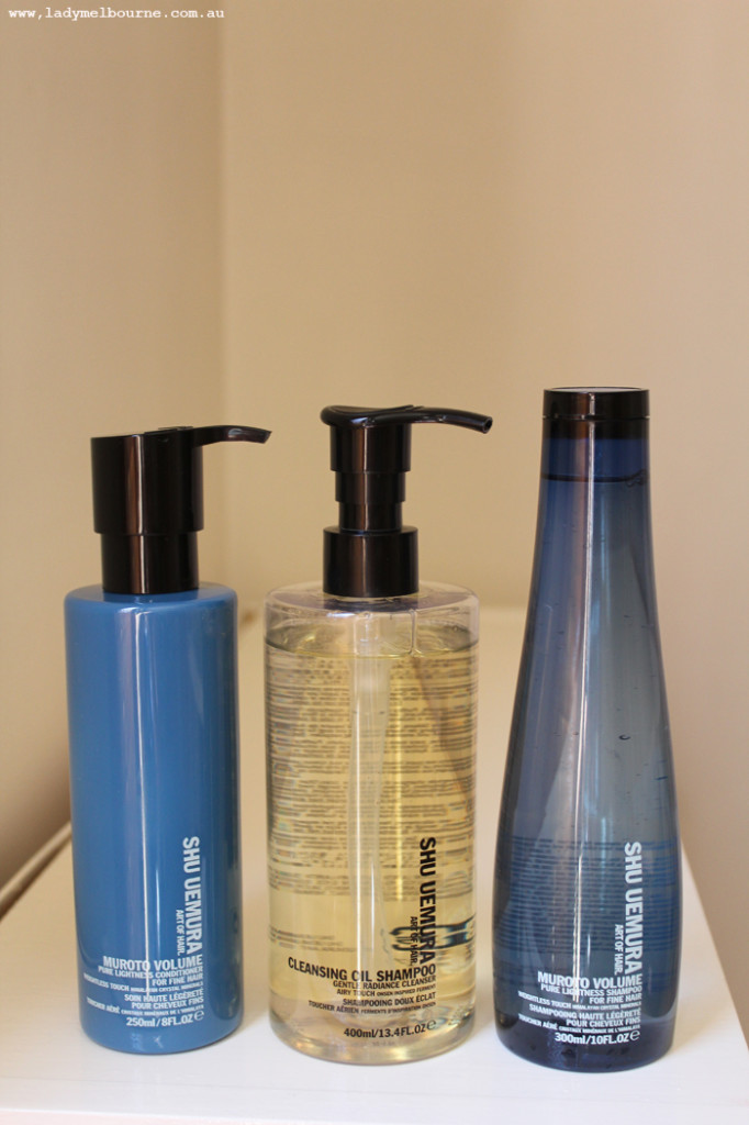 Shu Uemura Muroto shampoo and conditioner