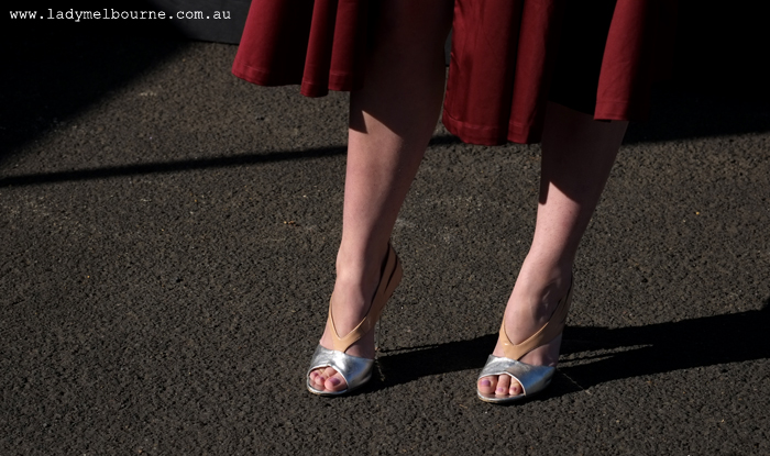 Lady Melbourne in a vintage inspired Natasha Manfield dress