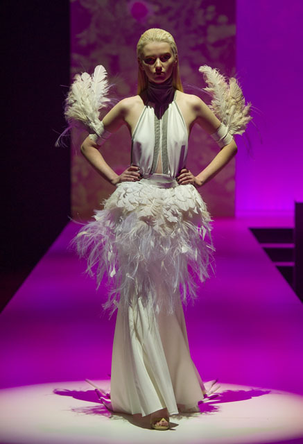 Jason Grech on the runway at #MSFW 2014