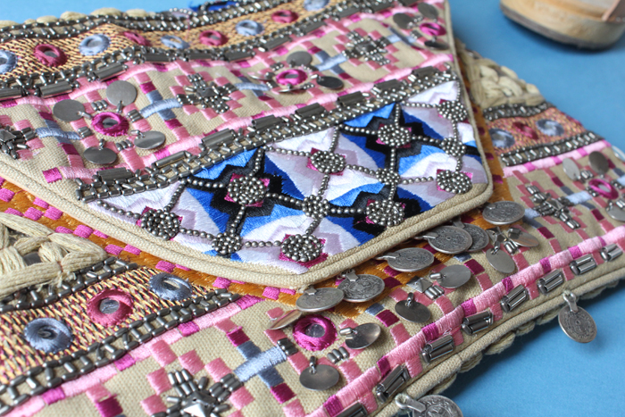 Banjarra embroidered bag