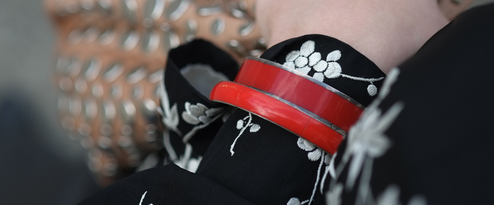 Red enamel bangles | more on www.ladymelbourne.com.au