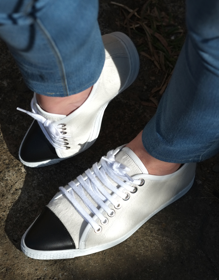 Lady Melbourne wearing her MYSWEAR custom designed trainers | www.ladymelbourne.com.au