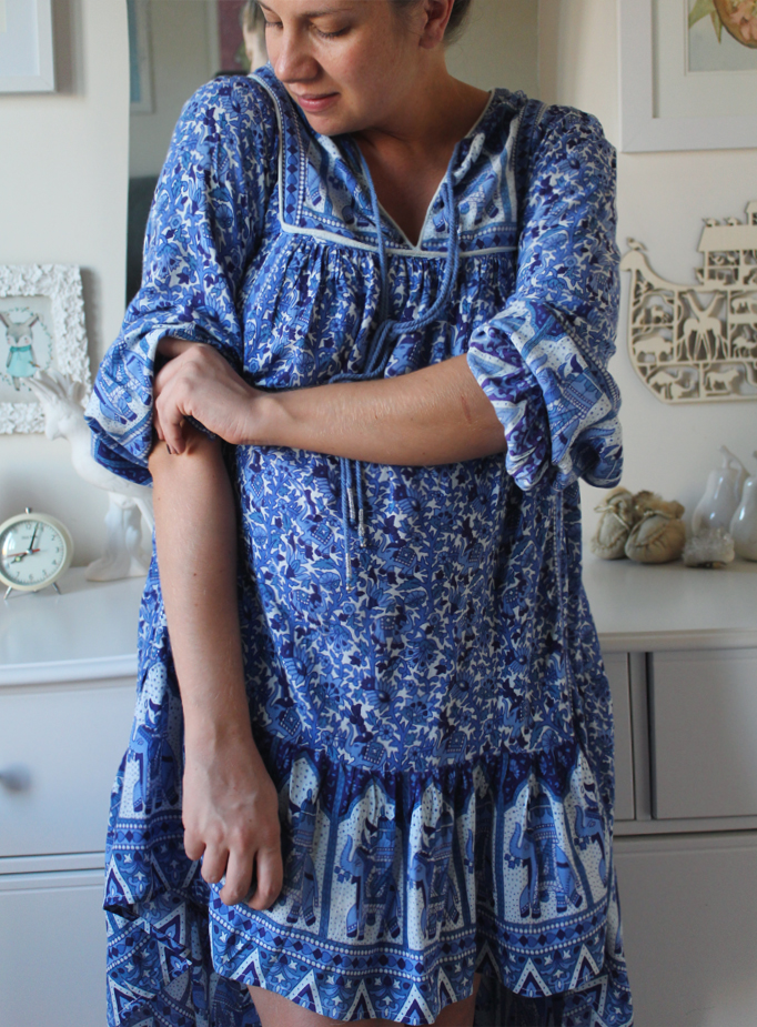 Lady Melbourne wearing boho dress from label 'Raga' | www.ladymelbourne.com.au