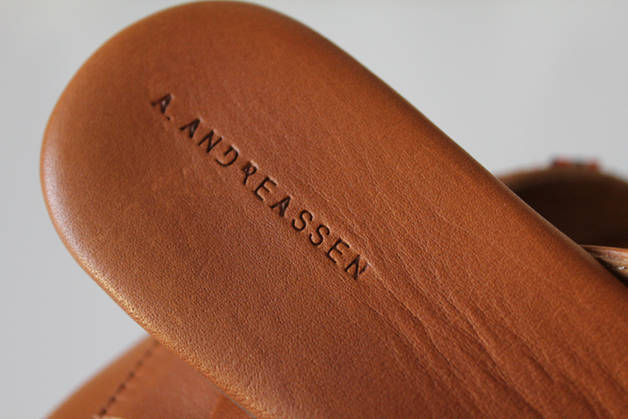 A.Andreassen leather slippers | www.ladymelbourne.com.au