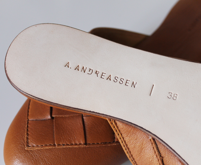 A.Andreassen leather slippers | www.ladymelbourne.com.au