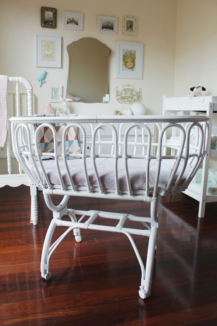 Vintage bassinet | www.ladymelbourne.com.au