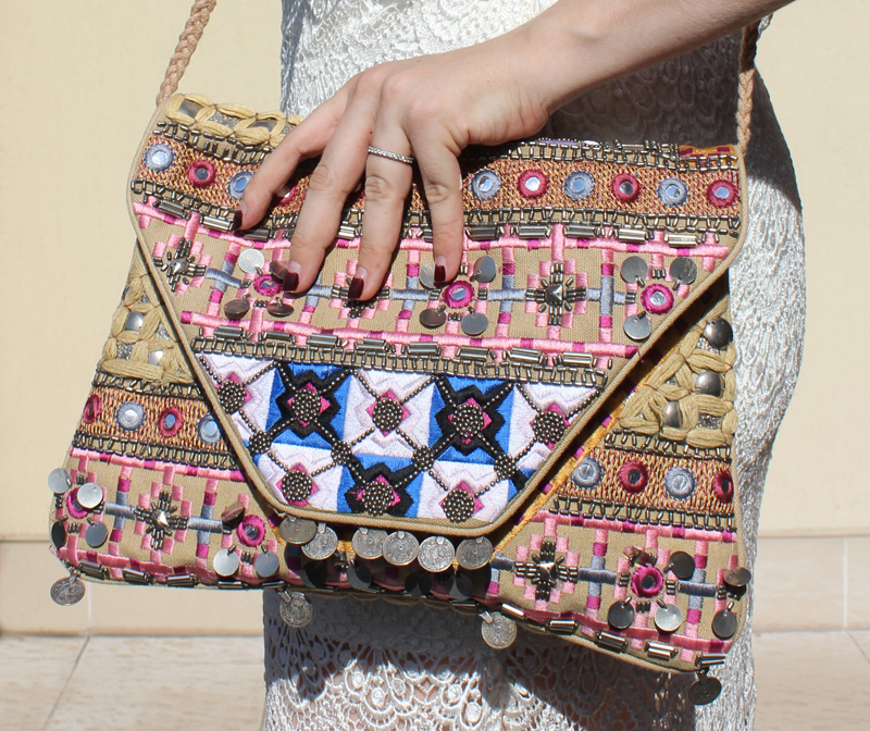 Boho embroidered bag as see on Lady Melbourne | www.ladymelbourne.com.au