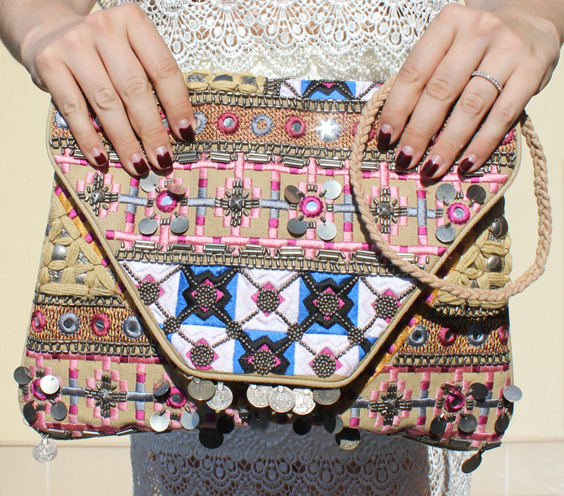 Boho embroidered bag as see on Lady Melbourne | www.ladymelbourne.com.au