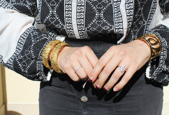 Gold bracelets, more on | www.ladymelbourne.com.au