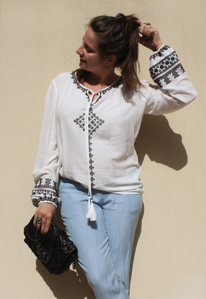 Sambag silk embroidered blouse | more on www.ladymelbourne.com.au