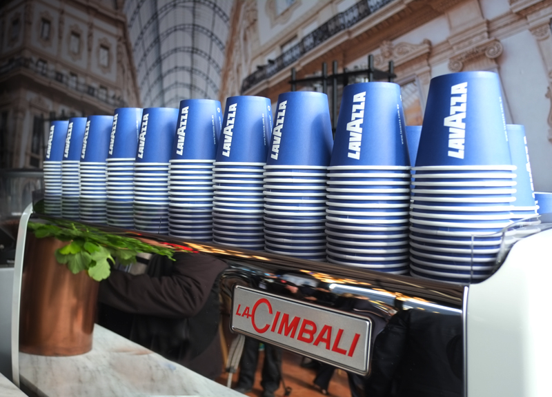 Inside the Lavazza Marquee at the Birdcage 
