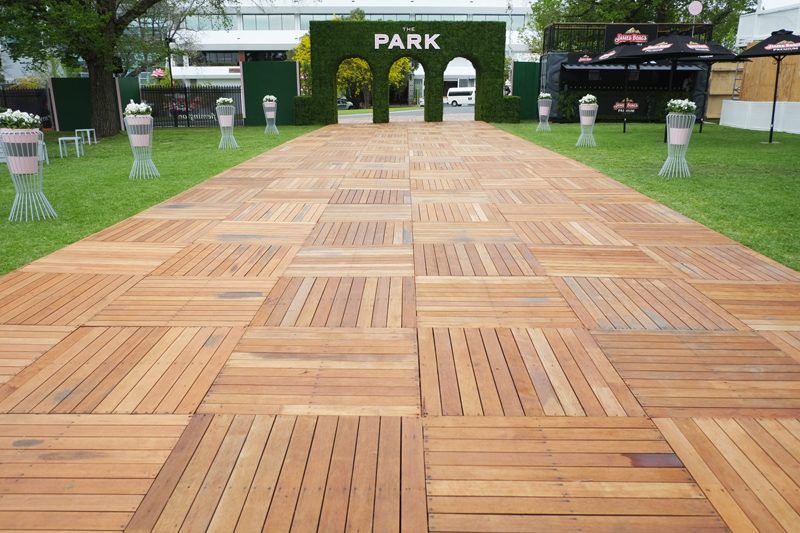 'The Park' entertainment precinct at Flemington Racecourse | more on www.ladymelbourne.com.au