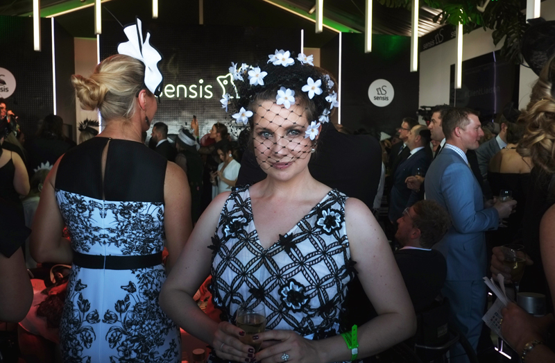Lady Melbourne in the Sensis Marquee on Derby Day 2016