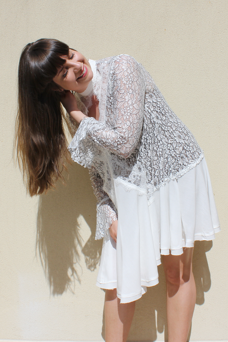 Lady Melbourne wearing 'Tell Tale' tunic from FREE PEOPLE | more on www.ladymelbourne.com.au 