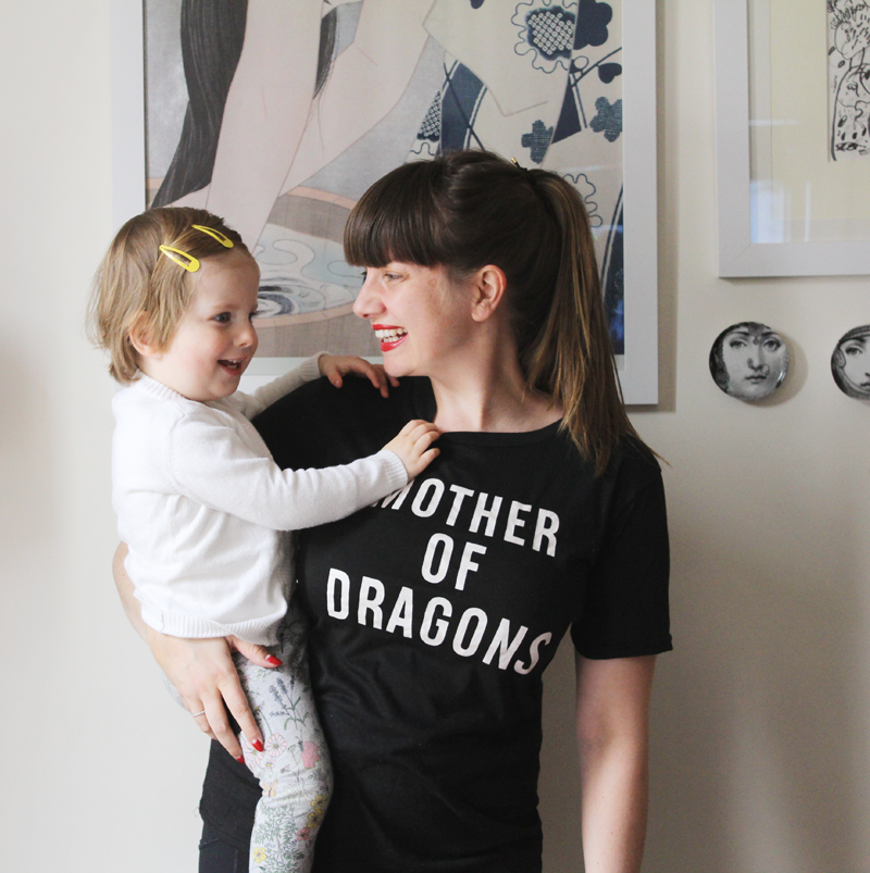 Mother of Dragons tee on Lady Melbourne