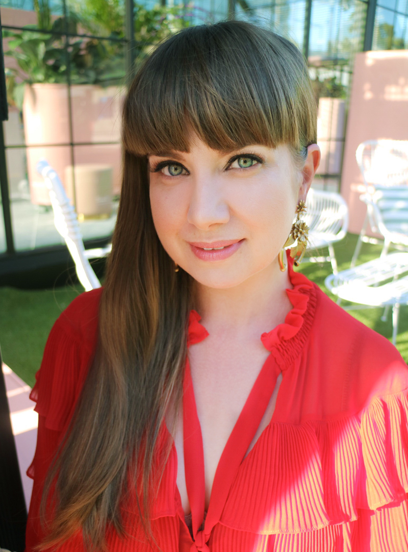 Lady Melbourne at the Priceline Beauty Bar during VAMFF 2018