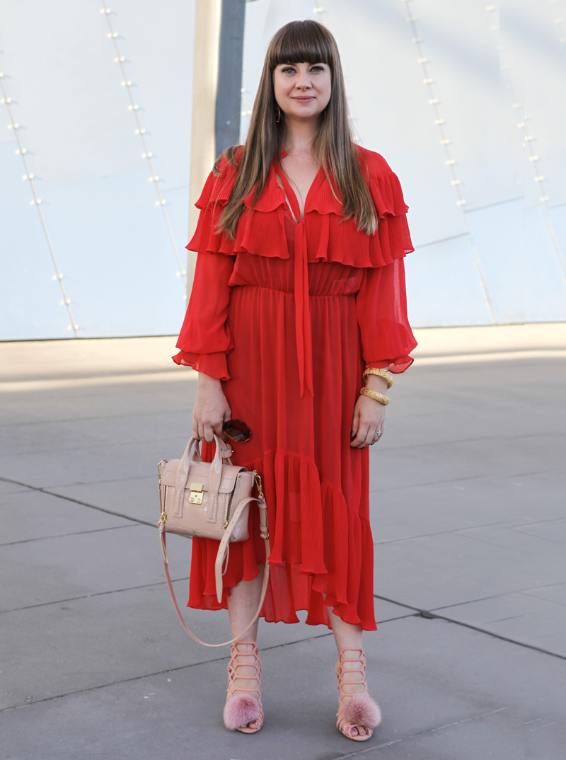 Lady Melbourne at the Priceline Beauty Bar during VAMFF 2018