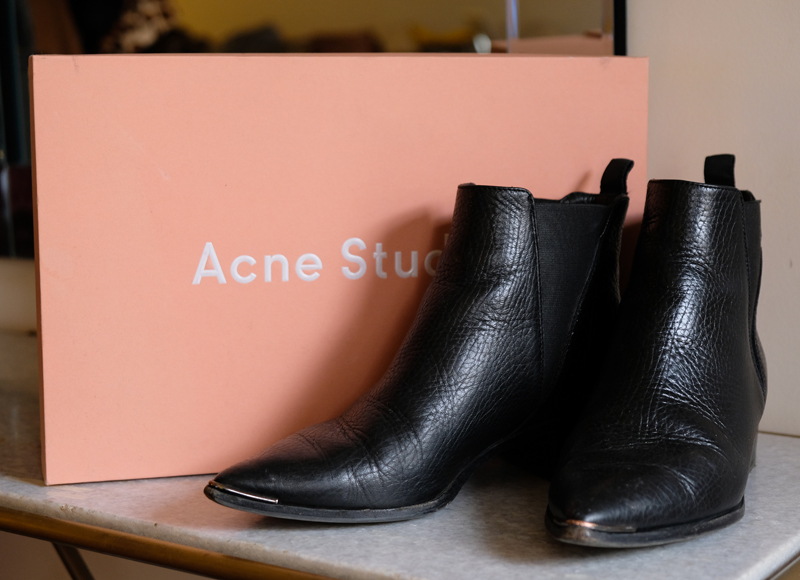 Black Acne Jensen Boots