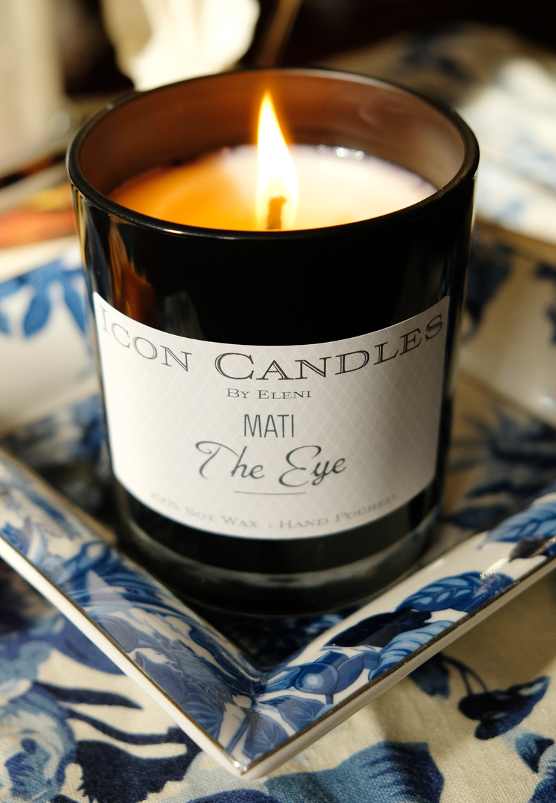 Mati 'The Eye' Evil Eye candle by Icon Candles