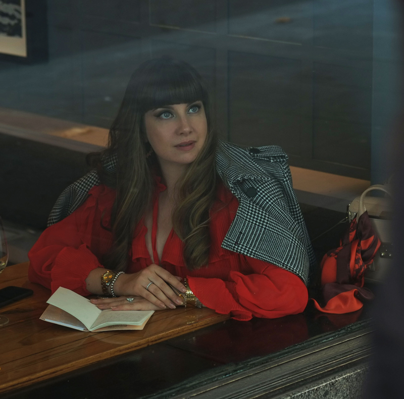 Lady Melbourne wearing David Subroto