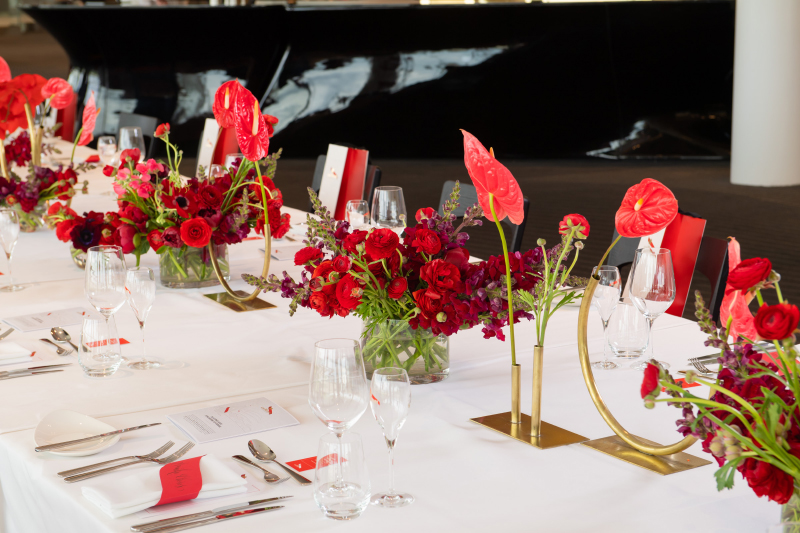 The new G.H.Mumm Champagne bar at Flemington Racecourse