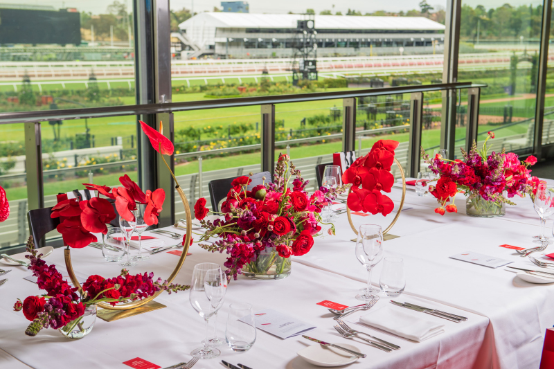 The new G.H.Mumm Champagne bar at Flemington Racecourse