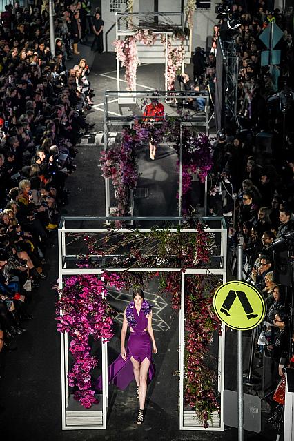 MSFW opening night parade in Melbourne, 2014