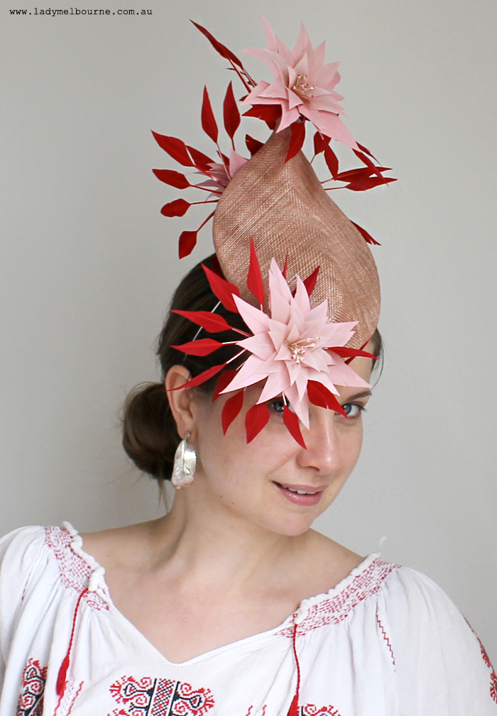 The work of Melbourne based milliner Brett Morley, featured on www.ladymelbourne.com.au