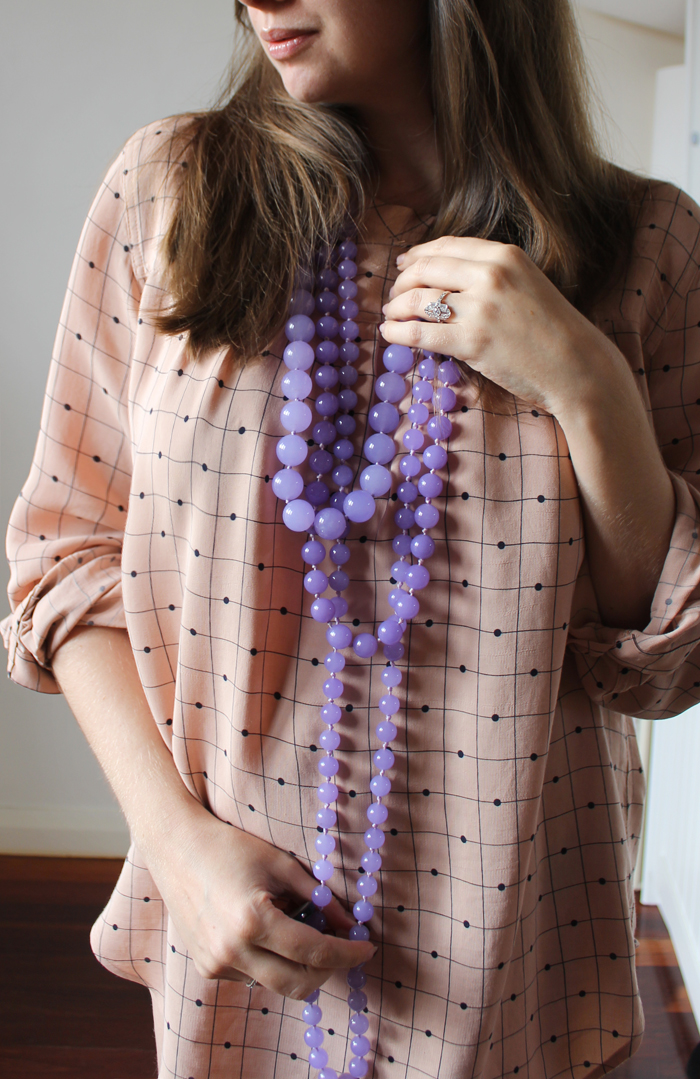 Purple Jade beads | www.ladymelbourne.com.au
