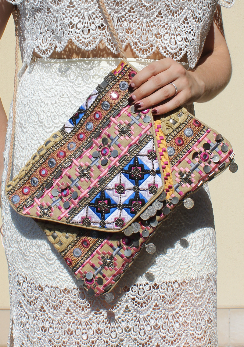 Boho embroidered bag as see on Lady Melbourne | www.ladymelbourne.com.au