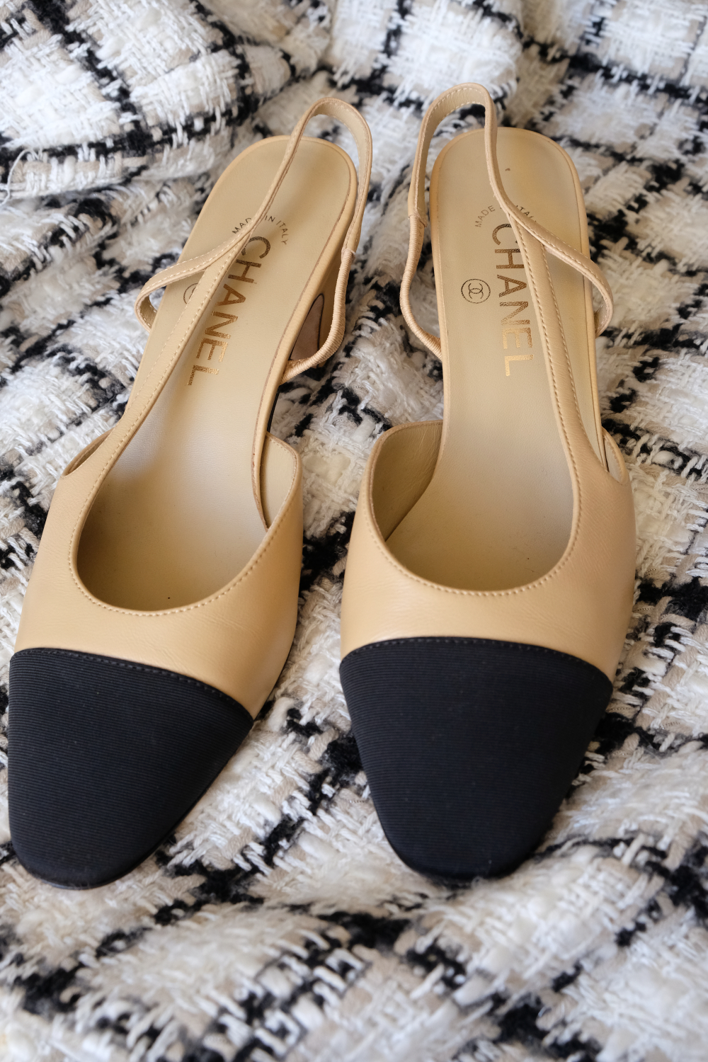 slingback chanel flats 37